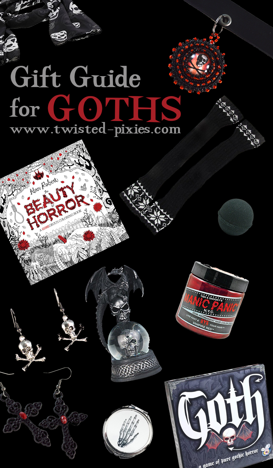 Download Goth Gift Guide - Gothic Stocking Stuffers - Twisted Pixies