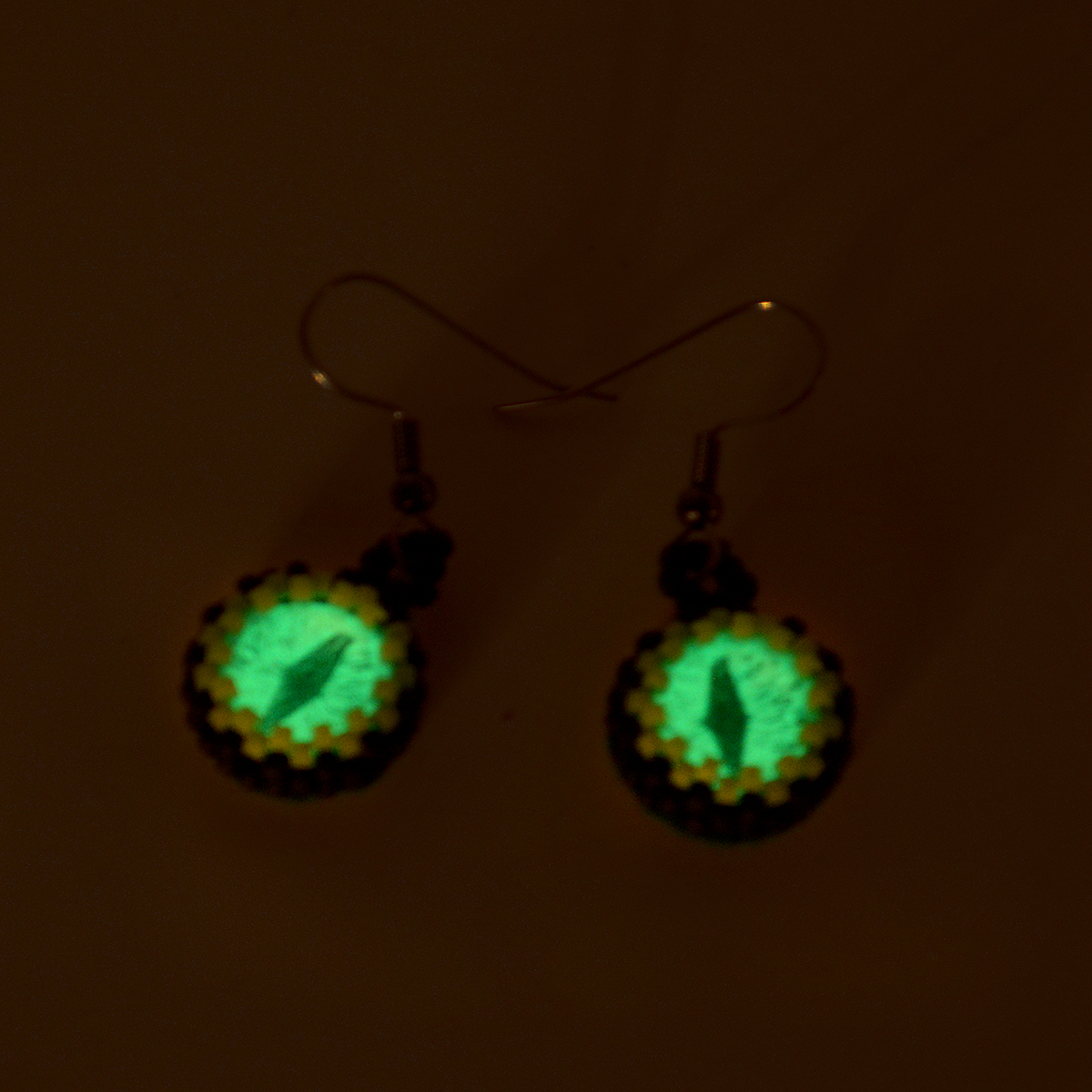 glow in the dark earrings